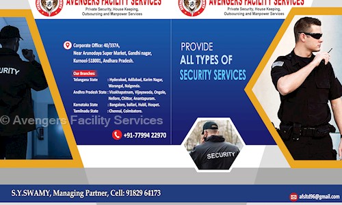 Avengers Facility Services in Tadbund, Hyderabad - 500064