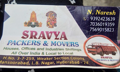 Sravya Packers & Movers