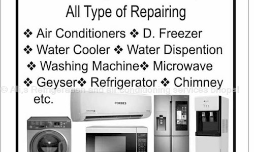 Ali,s Refrigeration and air conditioning services bhopal in Talaiya, Bhopal - 462001