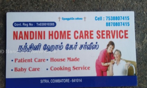 Nandini Home Care Service-Home care/Elder care/Patient care coimbatore