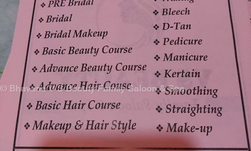 Bhavana V S Beauty Family Saloon & Spa in Ameerpet, Hyderabad - 500016