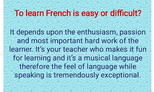 French Online Classes By Devender in SAS Nagar, Mohali - 160059