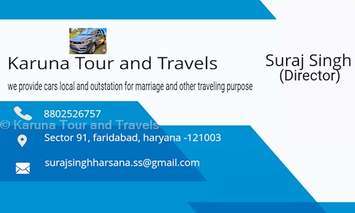 Karuna Tour and Travels in Sector 91, Faridabad - 121013