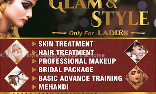 Glam & style beauty services at home in D.L.F. Colony, Rohtak - 124001