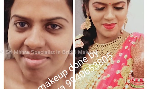 Sri Mithra Specialist In Bridal Make Up in Tiruvottiyur, Chennai - 600019