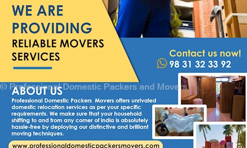 Professional Domestic Packers and Movers in Dankuni, Hooghly - 712310