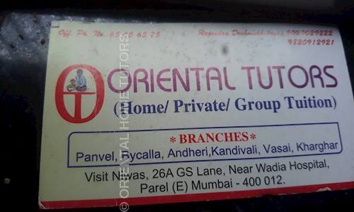 ORIENTAL HOME TUTORS