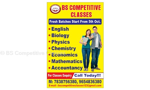 BS Competitive Classes in DLF, Gurgaon - 120016