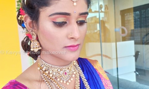 Kavya's bridle makeover in Narayana Shastry Road, Mysore - 570004