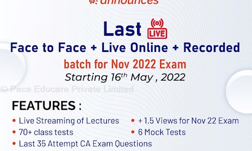 Pace Educare Private Limited in Indore H O, Indore - 452001