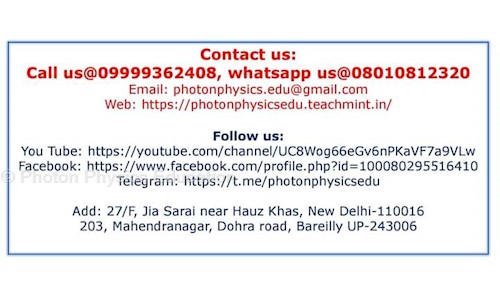 Photon Physics Education in Majhgawan, Bareilly - 234001