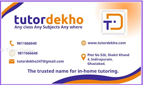 Tutor Dekho in Laxmi Nagar, Delhi - 110092