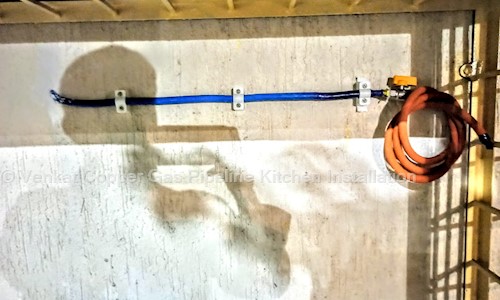 Venkat Copper Gas Pipeline Kitchen Installation in Jagadgiri Gutta, Hyderabad - 500037