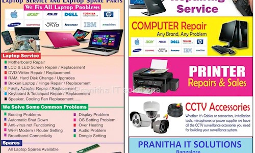 Service Call By Pranitha IT Solutions in Channasandra, Bangalore - 560067