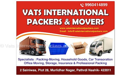 Vats International Packers and Movers in Pathardi, Nashik - 422011