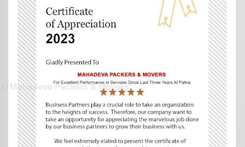 Mahadeva Packers & Movers in Kankarbagh, Patna - 800020