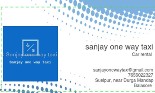 Sanjay one way taxi  in Manikhamb, Balasore - 756001