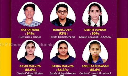 P Khandelwal Tutorials in Indore H O, Indore - 452001
