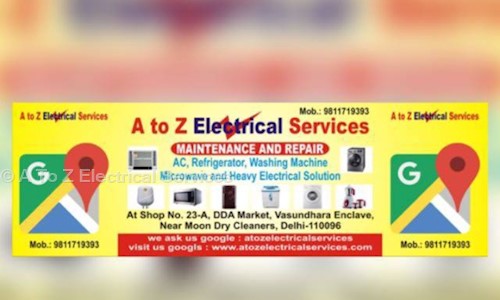 A To Z Electrical Services in Vasundhara Enclave, Delhi - 110096