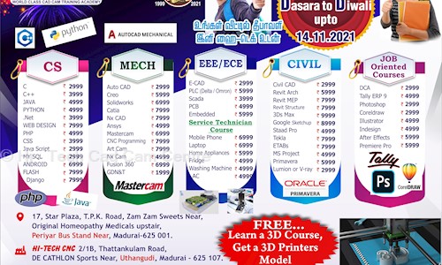 Thirupathi Institute of Technology and Science in Periyar Bus Stand, Madurai - 625001