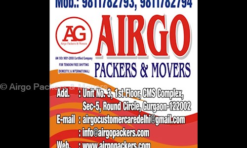 Airgo Packers and Movers in Bharthal, Delhi - 110077