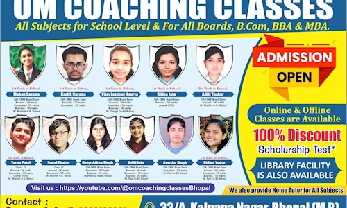 Om Coaching Classes in Kalpana Nagar, Bhopal - 462022