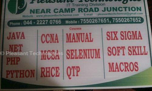 Pleasant Technologies in Selaiyur, Chennai - 600073