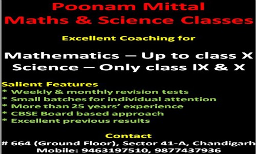 Poonam Mittal Coaching Classes in Sector 41, Chandigarh - 160036