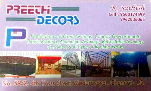 Preethi Decors in Maduravoyal, Chennai - 600095