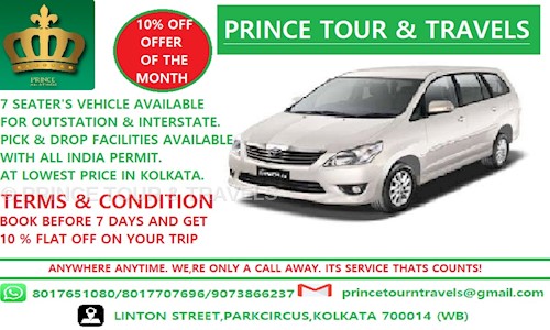 PRINCE TOUR & TRAVELS in Ballygunge, Kolkata - 700014