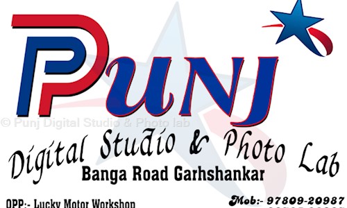 Punj Digital Studio & Photo lab  in Anandpur Sahib Chowk, Garhshankar - 144527