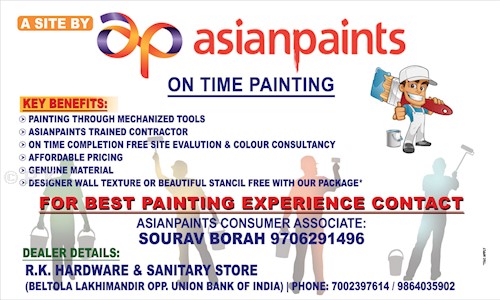 R.K. Hardware & Sanitary Store in Beltola, Guwahati - 781029