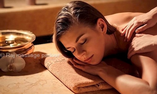 Raj massage parlour in Godhra Road, Halol - 389350