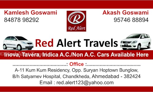 Red Alert Travel in Chandkheda, Ahmedabad - 382424