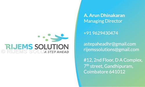 RIJEMS SOLUTION in Gandhipuram, Coimbatore - 641012
