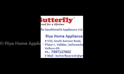 Riya Home Appliance in Sathuvachari, Vellore - 632009
