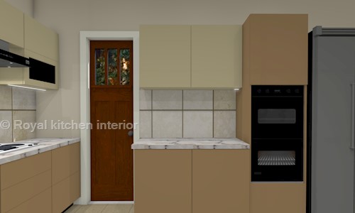 Royal kitchen interior in Pitampura, Delhi - 110034