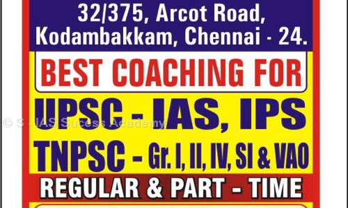 S - IAS Sucess Academy in Kodambakkam, Chennai - 600024
