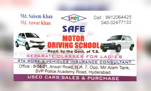 Safe Motor Driving School in Bahadurpura, Hyderabad - 500052