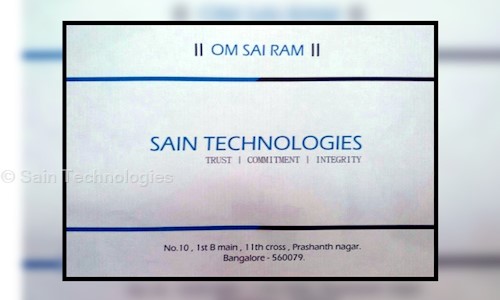 Sain Technologies in Prashanth Nagar, Bangalore - 560079