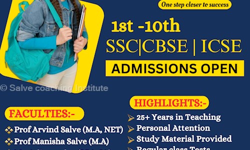 Salve coaching Institute  in New Sangvi, Pune - 411061
