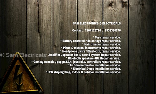 Sam Electricals in Jayamahal, Bangalore - 560046