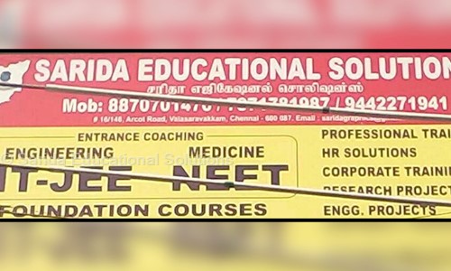 Sarida Educational Solutions in Valasaravakkam, Chennai - 600087