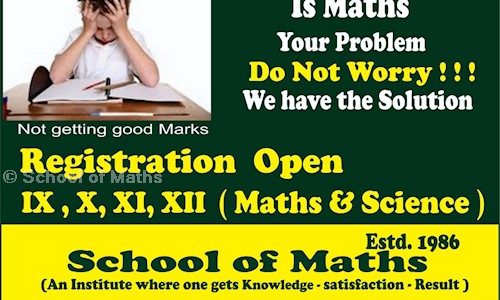 School of Maths in Patel Nagar, Delhi - 110008