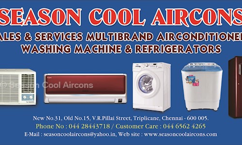 Season Cool Aircons in Triplicane, Chennai - 600005