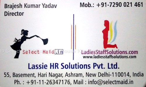 Select Maid Complete House Keeping in Hari Nagar Ashram, Delhi - 110014