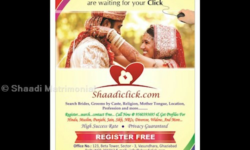 Shaadi Matrimonial in Dilshad Garden, Delhi - 110095