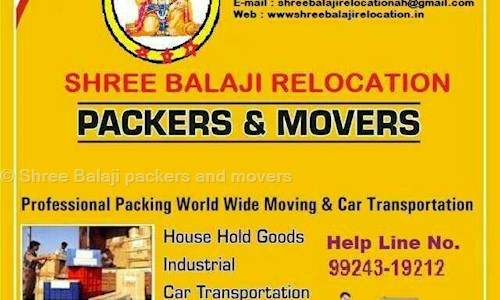 Shree Balaji packers and movers in Satellite, Ahmedabad - 382405