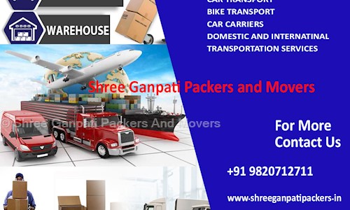 Shree Ganpati Packers And Movers in Navi Mumbai, Mumbai - 400703