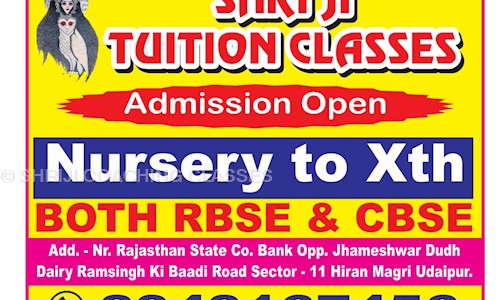 SHRIJI COACHING CLASSES in Hiran Magri, udaipur - 313002